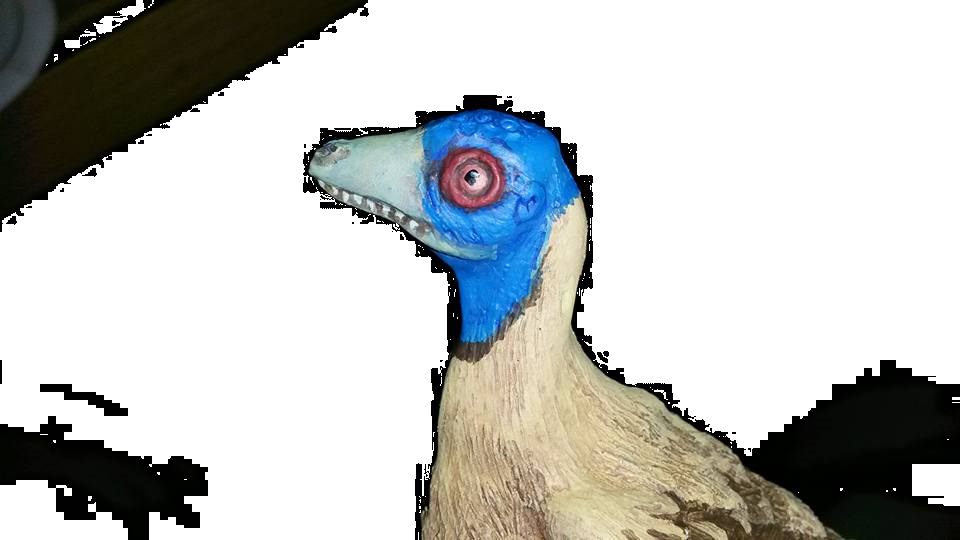 Detallando los ojos.