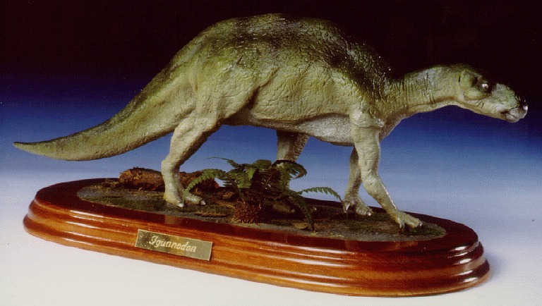 Iguanodon bernissartensis. Foto: Carlos Salvador Gómez